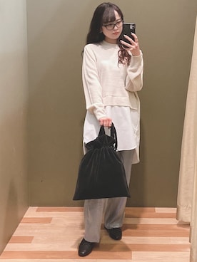 「Green　Parks（グリーンパークス）のアイテム（パンプス）」を使った、ﾕﾂﾞﾂﾞｷさん（レディース・157cm）の冬コーディネート