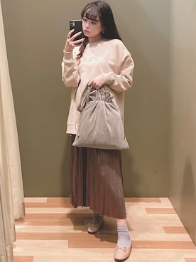 ﾕﾂﾞﾂﾞｷさん（レディース・157cm）の冬コーディネート