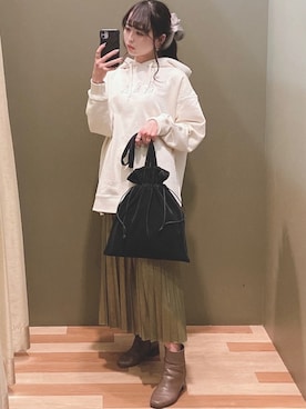 ﾕﾂﾞﾂﾞｷさん（レディース・157cm）の冬コーディネート