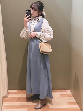 ﾕﾂﾞﾂﾞｷさん（レディース・157cm）の冬コーディネート