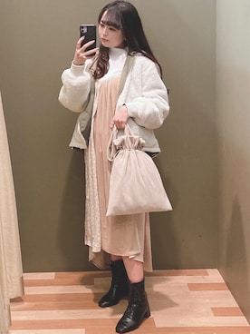ﾕﾂﾞﾂﾞｷさん（レディース・157cm）の冬コーディネート