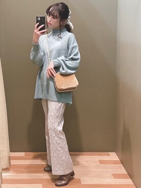 「koe（コエ）のアイテム」を使った、ﾕﾂﾞﾂﾞｷさん（レディース・157cm）の冬コーディネート