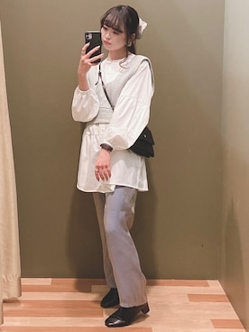 ﾕﾂﾞﾂﾞｷさん（レディース・157cm）の冬コーディネート