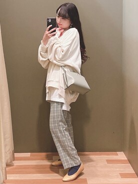 ユヅヅキさん(レディース・157cm)の冬コーディネート