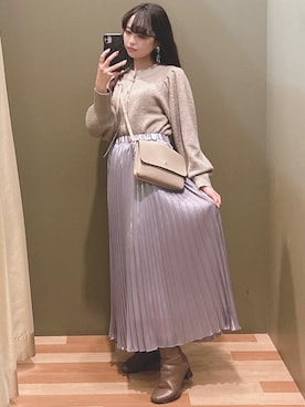 ﾕﾂﾞﾂﾞｷさん（レディース・157cm）の冬コーディネート