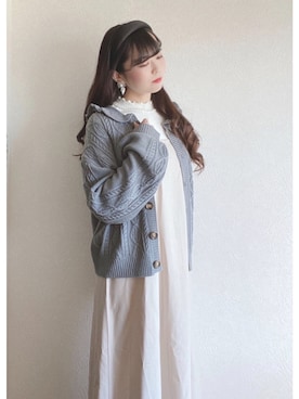 「ehka sopo（エヘカソポ）のアイテム」を使った、ﾕﾂﾞﾂﾞｷさん（レディース・157cm）の冬コーディネート