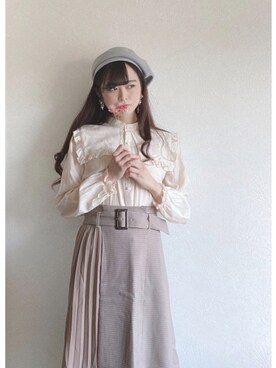 「SLURR（スラ―）のアイテム」を使った、ﾕﾂﾞﾂﾞｷさん（レディース・157cm）の冬コーディネート