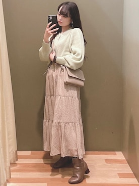 ﾕﾂﾞﾂﾞｷさん（レディース・157cm）の冬コーディネート