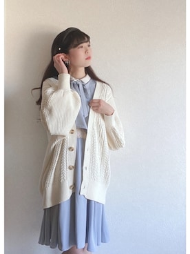 「SLURR（スラ―）のアイテム」を使った、ﾕﾂﾞﾂﾞｷさん（レディース・157cm）の冬コーディネート