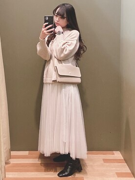 ﾕﾂﾞﾂﾞｷさん（レディース・157cm）の冬コーディネート