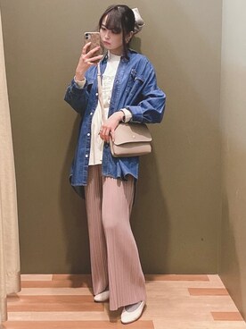 「Wrangler」｜「アイテム（その他）」を使った、ﾕﾂﾞﾂﾞｷさん（レディース・157cm）の冬コーディネート