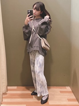 「COACH（コーチ）のアイテム（リング）」を使った、ﾕﾂﾞﾂﾞｷさん（レディース・157cm）の冬コーディネート