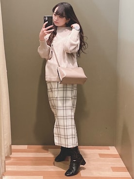 ﾕﾂﾞﾂﾞｷさん（レディース・157cm）の冬コーディネート