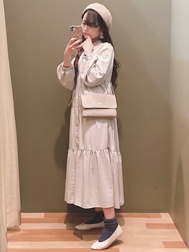 「Legato Largo（レガートラルゴ）のアイテム」を使った、ﾕﾂﾞﾂﾞｷさん（レディース・157cm）の冬コーディネート