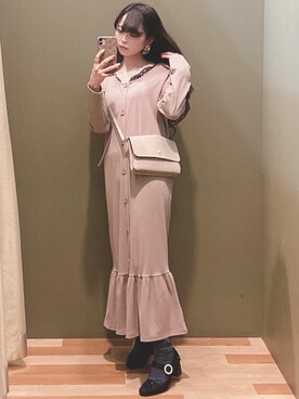 ユヅヅキさん(レディース・157cm)の冬コーディネート