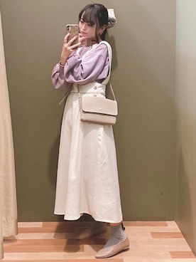 「Legato Largo（レガートラルゴ）のアイテム」を使った、ﾕﾂﾞﾂﾞｷさん（レディース・157cm）の冬コーディネート