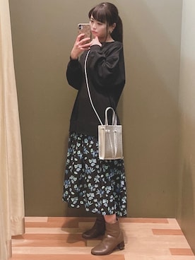 ﾕﾂﾞﾂﾞｷさん（レディース・157cm）の冬コーディネート