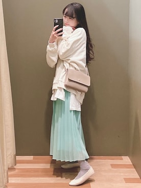 「シャーベットカラー」｜ﾕﾂﾞﾂﾞｷさん（レディース・157cm）の冬コーディネート