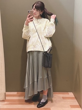 「Green　Parks（グリーンパークス）のアイテム（パンプス）」を使った、ﾕﾂﾞﾂﾞｷさん（レディース・157cm）の冬コーディネート
