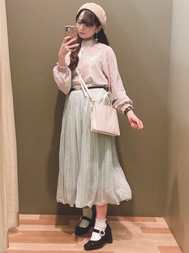 「SLURR（スラ―）のアイテム」を使った、ﾕﾂﾞﾂﾞｷさん（レディース・157cm）の冬コーディネート