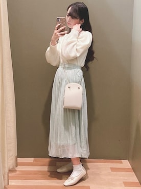 「SLURR（スラ―）のアイテム」を使った、ﾕﾂﾞﾂﾞｷさん（レディース・157cm）の冬コーディネート