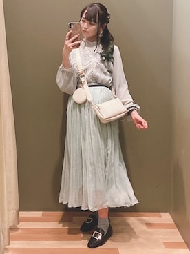 「SLURR（スラ―）のアイテム」を使った、ﾕﾂﾞﾂﾞｷさん（レディース・157cm）の冬コーディネート