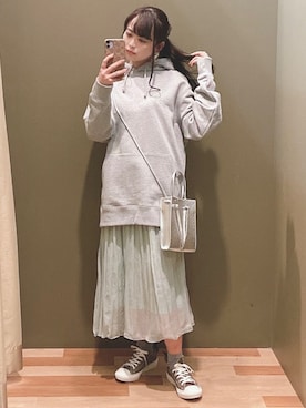 「SLURR（スラ―）のアイテム」を使った、ﾕﾂﾞﾂﾞｷさん（レディース・157cm）の冬コーディネート