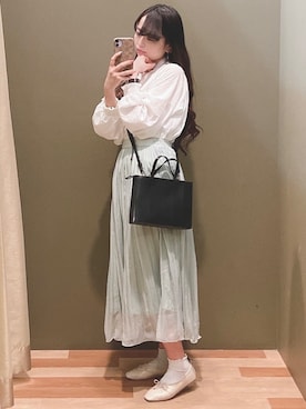 「SLURR（スラ―）のアイテム」を使った、ﾕﾂﾞﾂﾞｷさん（レディース・157cm）の春コーディネート