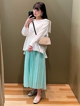 「Drifter（ドリフター）のアイテム（バッグ）」を使った、ﾕﾂﾞﾂﾞｷさん（レディース・157cm）の春コーディネート