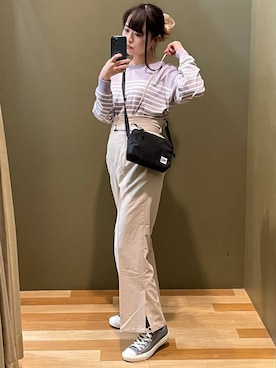 「SLURR（スラ―）のアイテム」を使った、ﾕﾂﾞﾂﾞｷさん（レディース・157cm）の春コーディネート