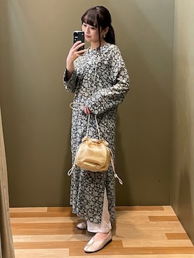 「SLURR（スラ―）のアイテム」を使った、ﾕﾂﾞﾂﾞｷさん（レディース・157cm）の春コーディネート