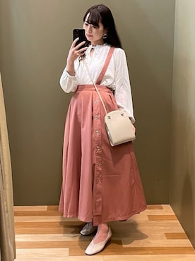「Green　Parks（グリーンパークス）のアイテム（パンプス）」を使った、ﾕﾂﾞﾂﾞｷさん（レディース・157cm）の春コーディネート