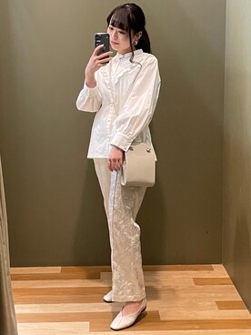 「SLURR（スラ―）のアイテム」を使った、ﾕﾂﾞﾂﾞｷさん（レディース・157cm）の春コーディネート