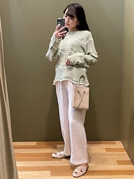 「Honey Salon（ハニーサロン）のアイテム（アクセサリー）」を使った、ﾕﾂﾞﾂﾞｷさん（レディース・157cm）の春コーディネート