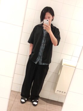 「HARE（ハレ）のアイテム（その他アウター）」を使った、はせさんさん（メンズ・165cm）の夏コーディネート