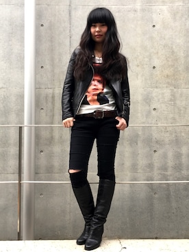 fukuchanさん(レディース・154cm)の冬コーディネート