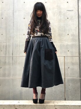 fukuchanさん(レディース・154cm)の冬コーディネート