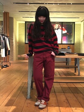 HYSTERIC GLAMOUR（ヒステリックグラマー）の「ガーター鹿の子ボーダー