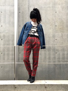 fukuchanさん（レディース・154cm）の冬コーディネート