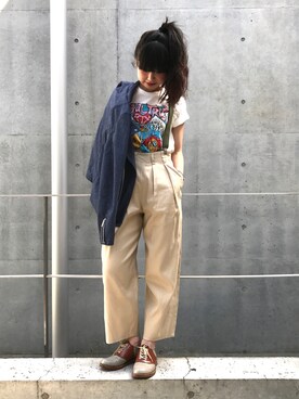 fukuchanさん（レディース・154cm）の春コーディネート