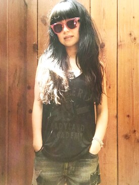 HYSTERIC LADYLAND ACADEMY キャミソール HYSTERIC GLAMOUR/LADYLAND ACADEMY T-SHIRT | 無無
