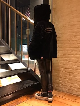 fukuchanさん(レディース・154cm)の冬コーディネート