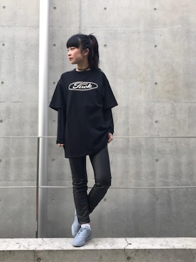 fukuchanさん(レディース・154cm)の冬コーディネート