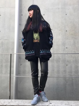 fukuchanさん（レディース・154cm）の冬コーディネート