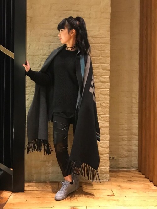 ヒステリックグラマー★EVIL WOMANジャカードショールカーディガン HYSTERIC GLAMOUR（ヒステリックグラマー）の「EVIL WOMANジャカード