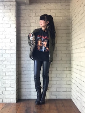 fukuchanさん(レディース・154cm)の冬コーディネート