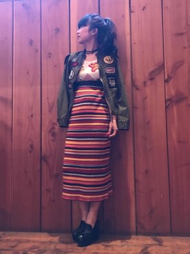 fukuchanさん（レディース・154cm）の春コーディネート