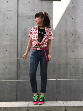 fukuchanさん（レディース・154cm）の夏コーディネート