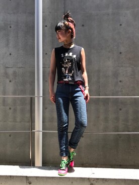 fukuchanさん（レディース・154cm）の夏コーディネート