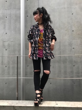 fukuchanさん（レディース・154cm）の夏コーディネート